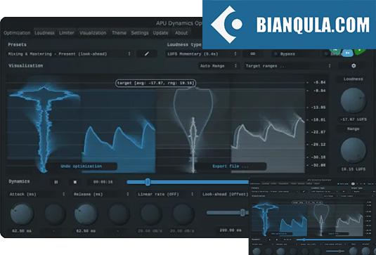 响度动态优化插件 APU Software APU Dynamics Optimizer v3.2.3 R2R