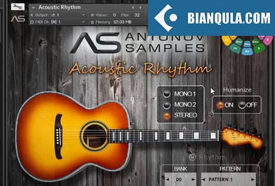 原声节奏吉他音色 Antonov Samples Acoustic Rhythm （AntonovSamples）