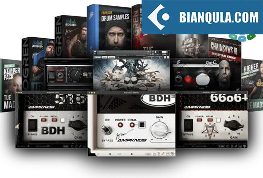 11个吉他贝斯效果器合集 Bogren Digital Plugins Collection v2025.2 （包含Ampknob BDH 66o6 Plus 5169 BDH III RevC MLC S_Zero 100 Trivium Lead Rhythm Bassknob Trivium STD IRDX Core）