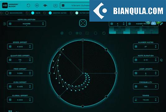 随机Midi生成器 Mario Nieto Harmony Bloom v1.3.3 Mac
