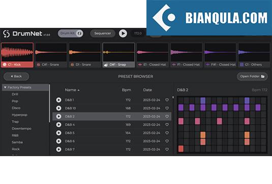 鼓机采样器 Session Loops DrumNet v1.7.0 MOCHA Win （Drum Net）