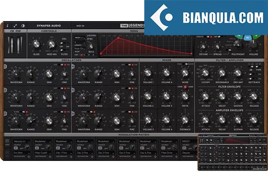模拟合成器 Synapse Audio The Legend HZ v2.0.2 CE Win