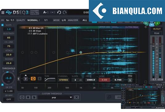 动态均衡器 TBProAudio DSEQ3 v3.9.6 MacOS-MORiA （TBPro Audio DSEQ 3）