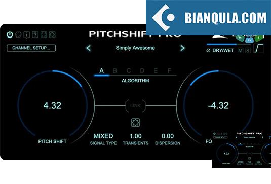 音高转换效果插件 Zynaptiq PITCHSHIFT PRO v1.2.0 R2R Win