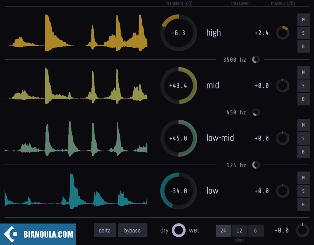 多频段瞬态整形器 – LHI Audio ST4b v1.0.3 WIN