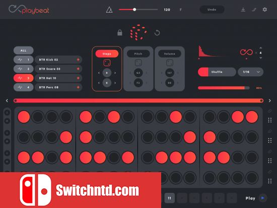 智能律动随机生成工具 Audiomodern Playbeat v4.0.2 MacOS