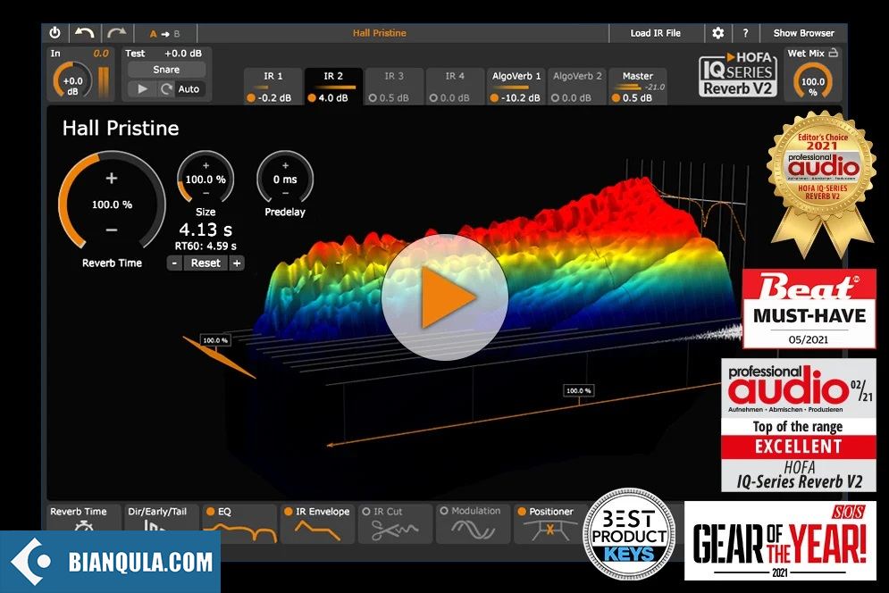 混响 – HOFA IQ Reverb v2.0.10 WIN