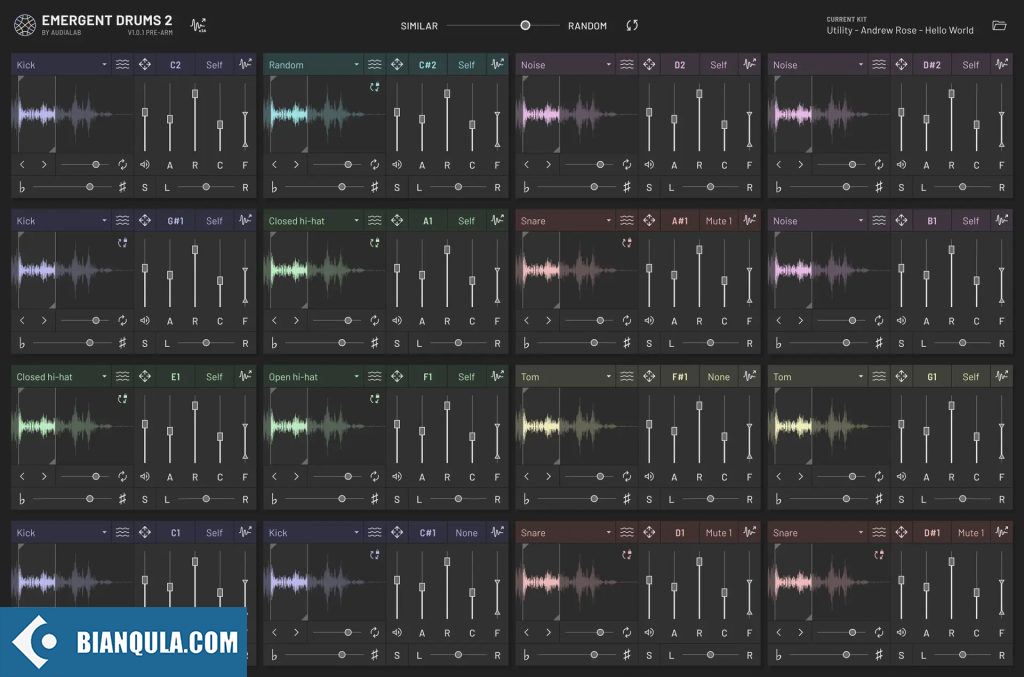 紧急鼓 – AudiaLab Emergent Drums v2.0.2 WIN