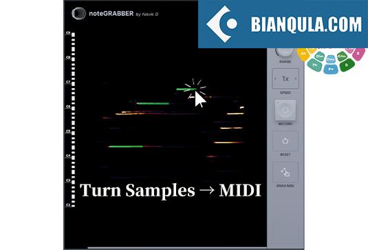 音频转MIDI工具 Navie D noteGRABBER v1.0.0