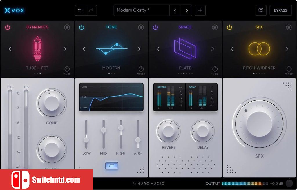 人声混音插件 – Nuro Audio Xvox v1.1.1 WIN
