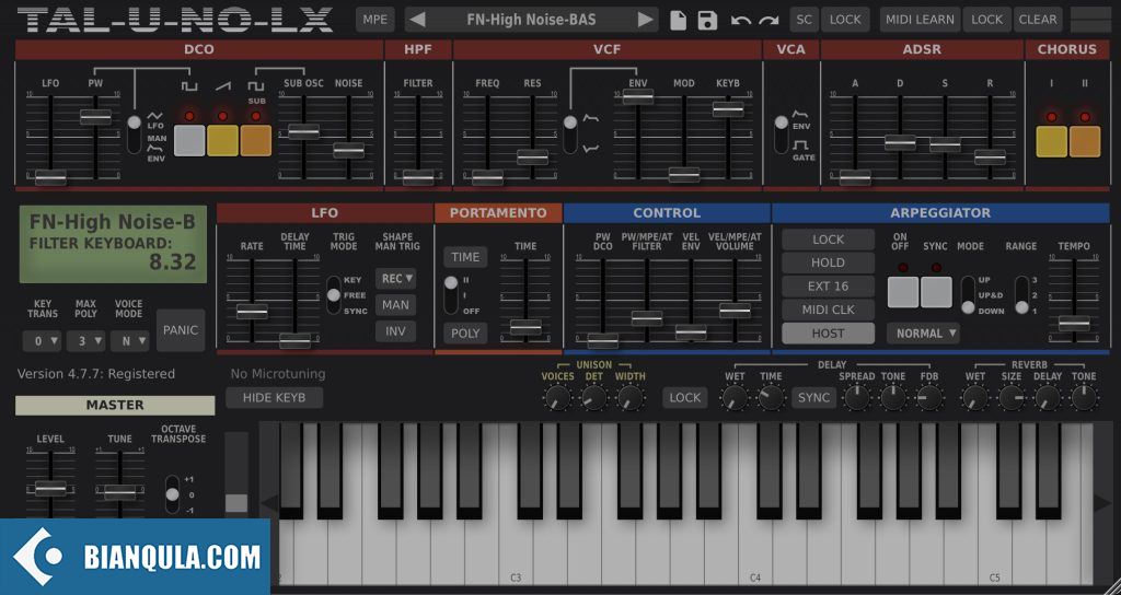 Togu Audio Line TAL-U-NO-LX-V2 v4.7.9 WIN
