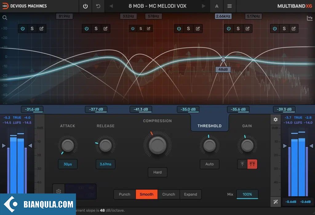 多频段压缩机 – Devious Machines Multiband X6 1.0.29 WIN