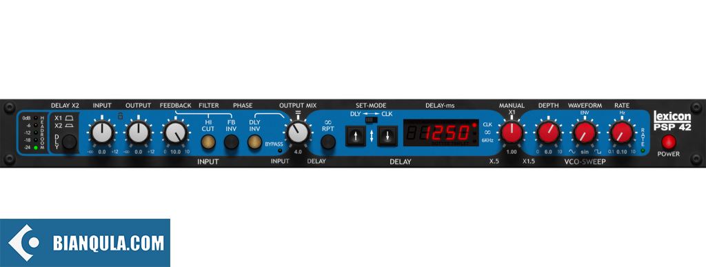 立体声延迟 – PSPaudioware Lexicon PSP42x v2.0.0 WIN