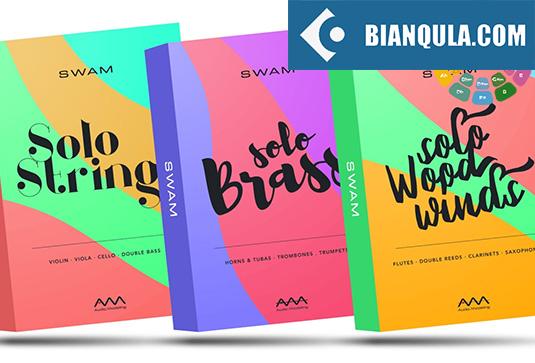 物理建模管弦乐套装 Audio Modeling SWAM Bundle v2024.11 Mac （包含Cello Clarinets Double Bass Double Reeds Flutes Horns and Tubas Saxophones String Sections Trombones Trumpets Viola Violin）