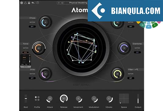 物理建模合成器 BABY Audio Atoms v1.2.0 BUBBiX