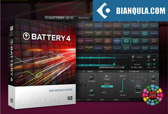 电池鼓采样器 Native Instruments Battery 4 v4.3.0