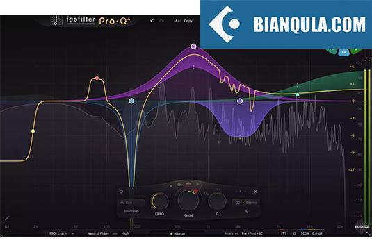 肥波EQ4均衡器 FabFilter Pro-Q 4 v4.0.1 Mac HCiSO （EQ4）