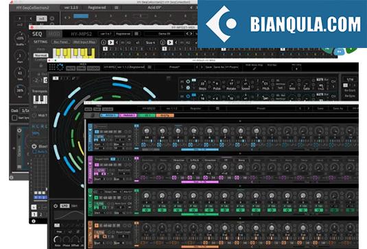10个电子合成+效果插件合集 HY-Plugins Collection v2025.01 R2R （包含HY-Delay4 Filter4 MBMFX2 MPS2 POLY RPE2 SEQ32 SeqCollection2 HY-Slicer 2 HY Slicer）