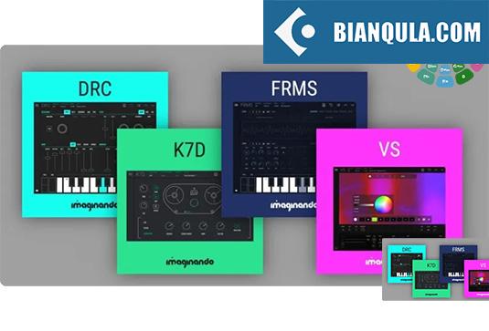 创意合成器&效果器合集 Imaginando Plugins Bundle v2025.01 MacOS-MORiA （包含BAM DLYM DRC FRMS K7D VS Tv3）