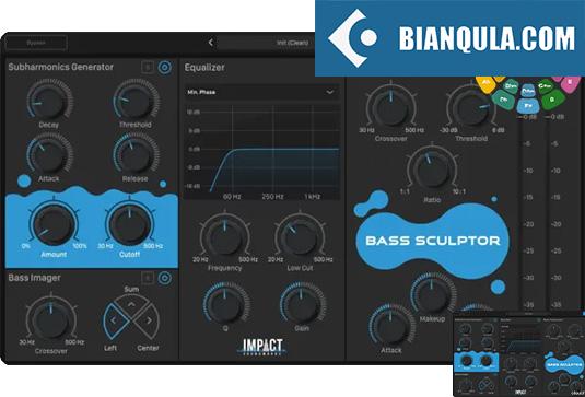 多功能低音效果插件 Impact Soundworks Bass Sculptor v1.0.3 MacOS-HCiSO（BassSculptor）
