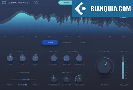 智能母带混音插件 LANDR Mastering Plugin Pro v1.1.22 R2R Win