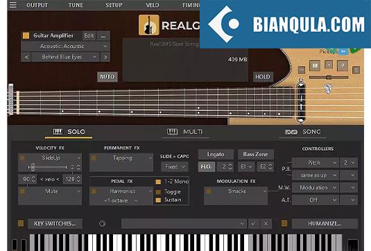 虚拟木吉他音源 MusicLab RealGMS v1.0.1 R2R Win