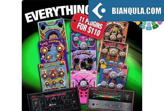 踏板效果器插件套装 Safari Pedals Everything Bundle v2024.12.08 R2R Win （包含Gorilla Drive Time Machine Yak Delay Flamingo Verb Lion Master Fox Echo Chorus Dirty Dog Reverb Owl Control Rhino Reverb Dragon Eq Ladybug Reverb Rabbit Tape Camel Strip Safari Pedals Hawk Phaser）