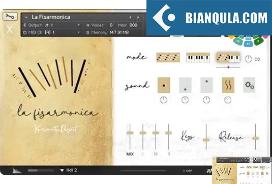 意大利手工手风琴音源 XPERIMENTA Audio La Fisarmonica