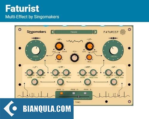 饱和度和失真插件 – Singomakers Faturist v1.0.0 WIN