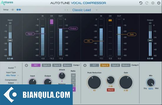 人声压缩 – Antares Auto-Tune Vocal Compressor v1.0.0 macOS