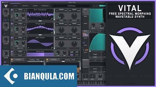 光谱变形波表合成器 – Vital Audio Vital Pro v1.5.5 WIN.OSX.LiNUX