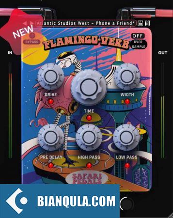 狂野的混响 – Safari Pedals Flamingo Verb v1.13.6 Win Mac