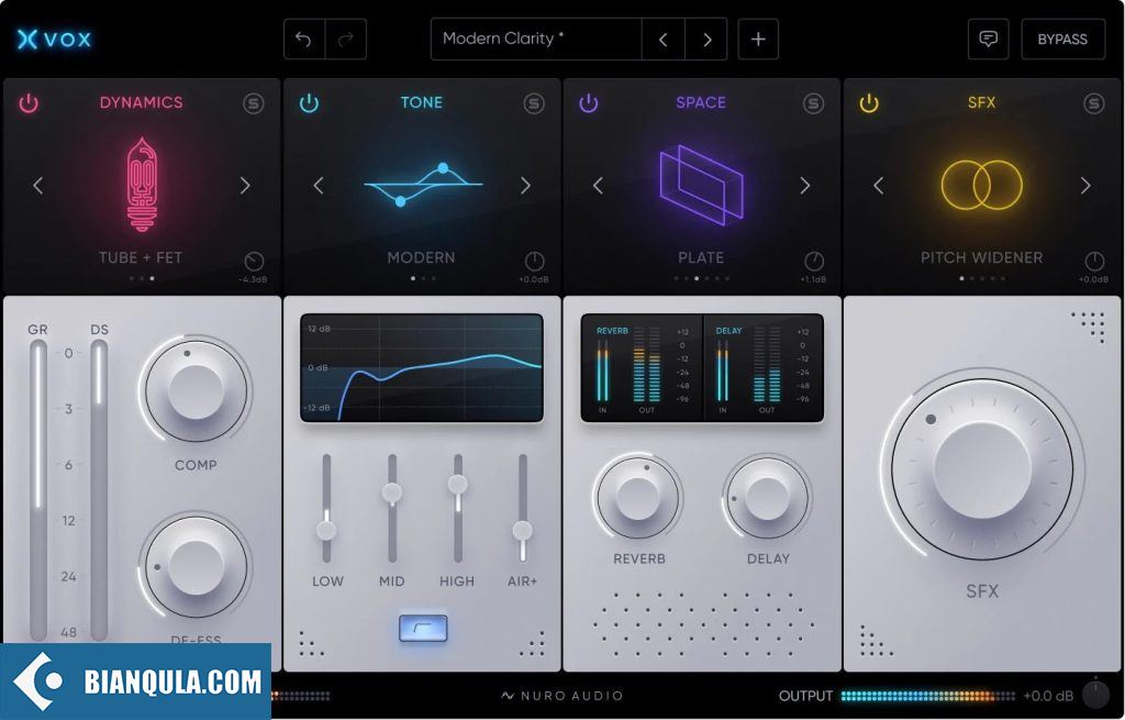 人声混音插件 – Nuro Audio Xvox v1.1.0 WIN
