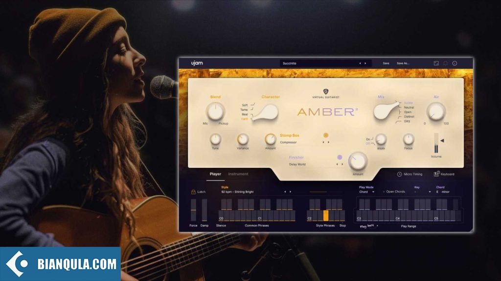 虚拟木吉他手 – UJAM Virtual Guitarists AMBER2 v2.1.1 WIN MAC