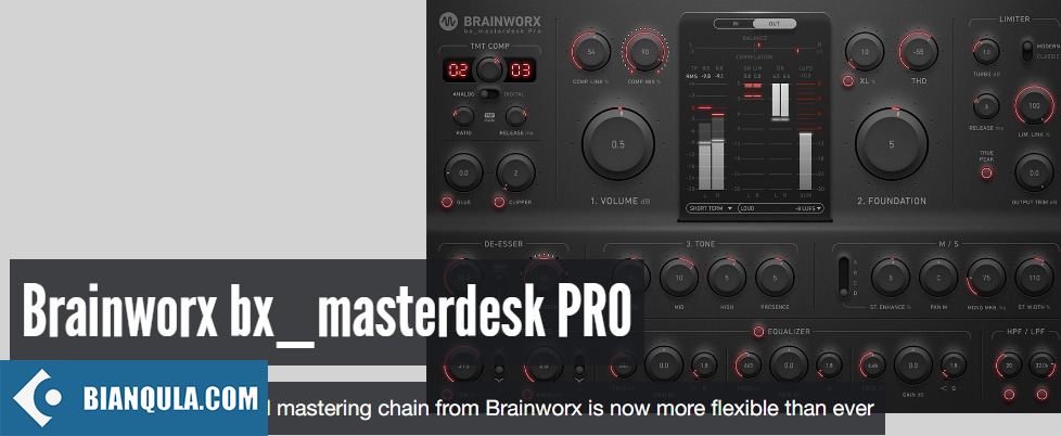母带制作 – Plugin Alliance Brainworx bx masterdesk PRO v1.0.0 WIN