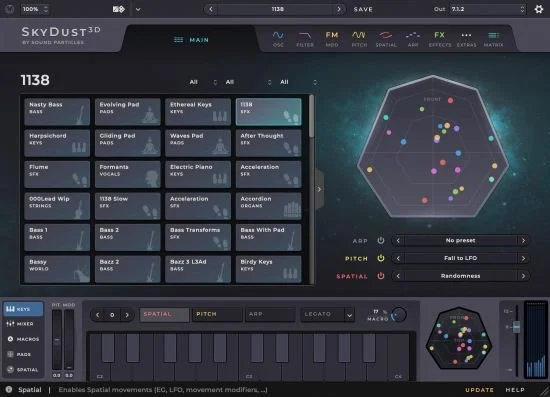 3D空间合成器插件 – Sound Particles SkyDust 3D v1.1.1-TeamCubeadooby WIN