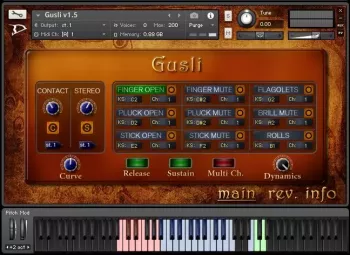 古斯里琴 – Daniel Belik Siberian Samples Gusli v1.5 KONTAKT