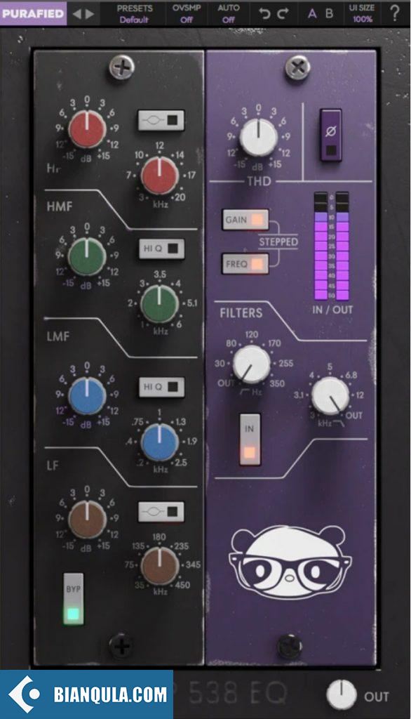 通道均衡器 – Purafied Audio SLP 538 EQ v1.0.1 WIN MAC