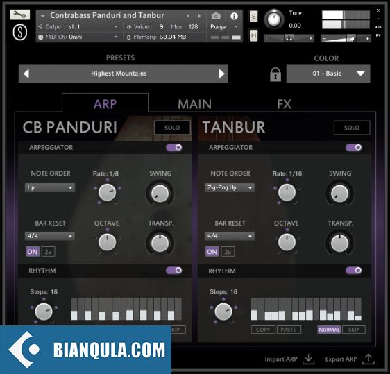 罕见民族低音乐器 – Sonuscore Origins vol. 10: Contrabass Panduri & Tanbur KONTAKT