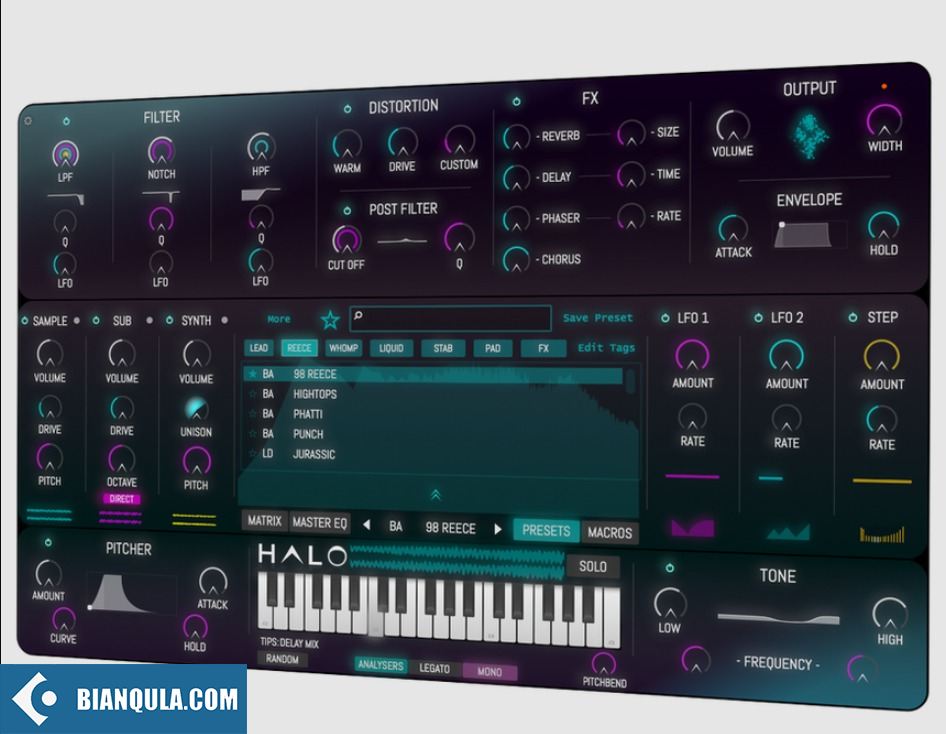 合成器 DC Breaks HALO Hybrid Synth Rompler v1.0.6 WIN