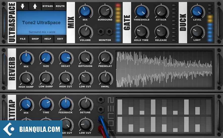 混响 – Tone2 UltraSpace v1.0.0 WIN