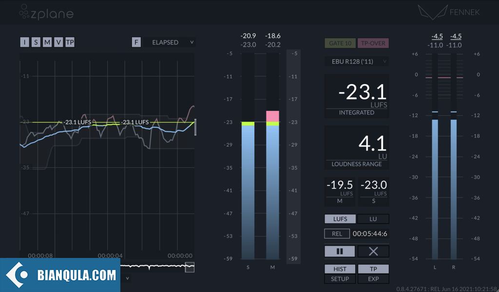 响度分析插件 – zplane FENNEK v1.2.0 WIN