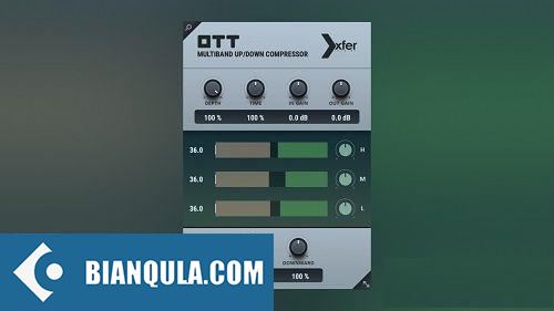 压缩器 – Xfer Records OTT 1.35 WIN MAC