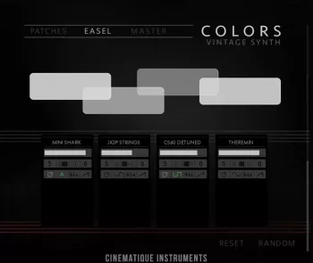 复古采样合成器 – Cinematique Instruments Colors Vintage Synth for HALion