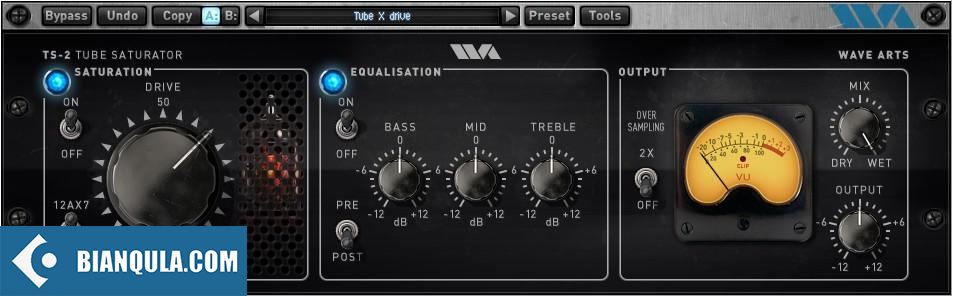 电子管饱和激励器 – Wave Arts Tube Saturator v2.16 WIN