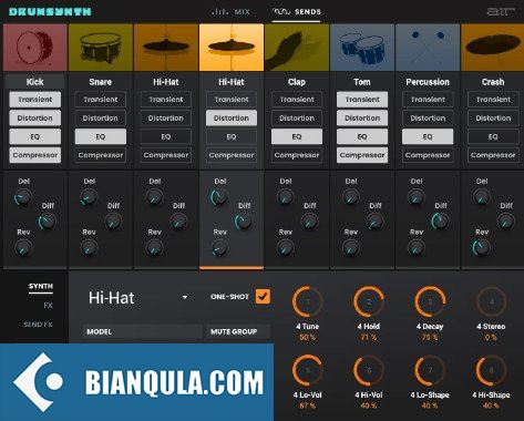鼓机插件 – AIR Music Technology DrumSynth 1.0.0 WIN