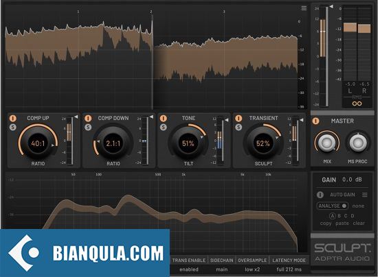 多合一动态处理插件 – ADPTR Audio-Plugin Alliance Sculpt v1.2.0 WIN
