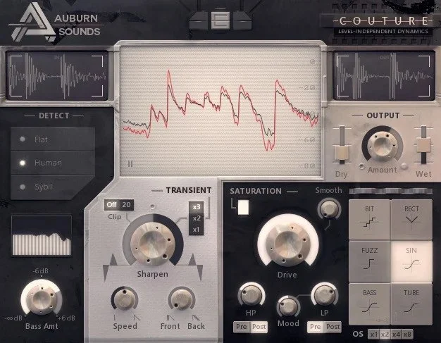 瞬态电平效果器 – Auburn Sounds Couture 1.7.0 WIN
