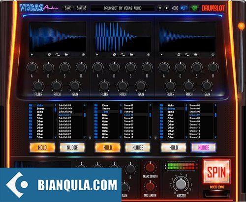 Vegas Audio Drumslot v2.0 MacOS
