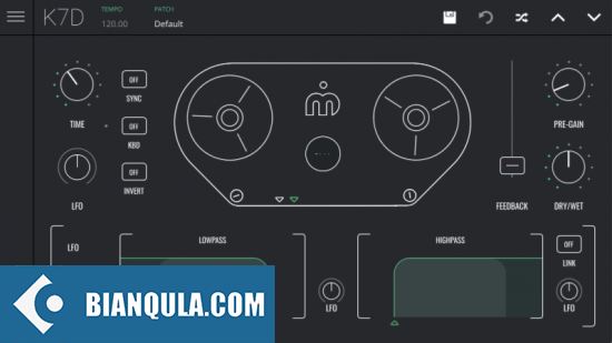 复古磁带延迟插件 – Imaginando K7D v1.3.0 macOS